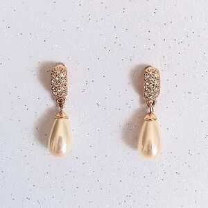 Roman Gold Tone Earrings